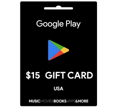 Google play 15$ gift card