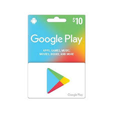 Google play 10$ gift card