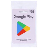 Google play 25$ gift card