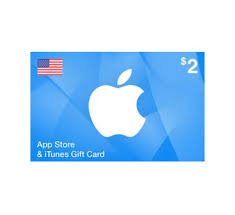 Itunes gift card 2$