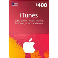 Itunes gift card 400$