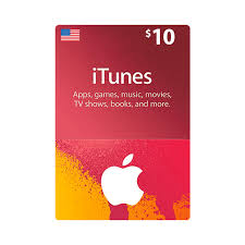 Itunes gift card 10$