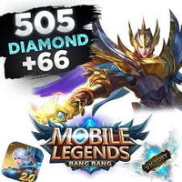 Mobile legends 505+66 diamond